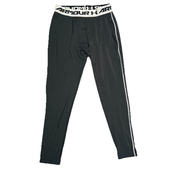 Under Armour Pants Mens XL Black Compression Gym Athletic Heat Gear - Picture 1 of 3